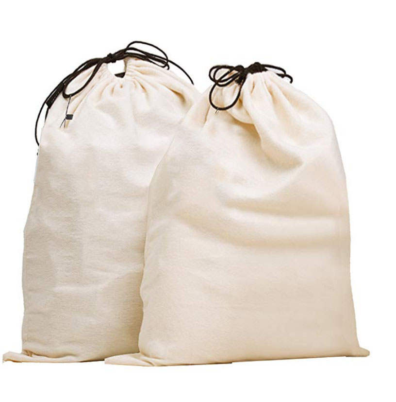 カスタマイズされたドローストリング式洗えるコットンキャンバスランドリーバッグ